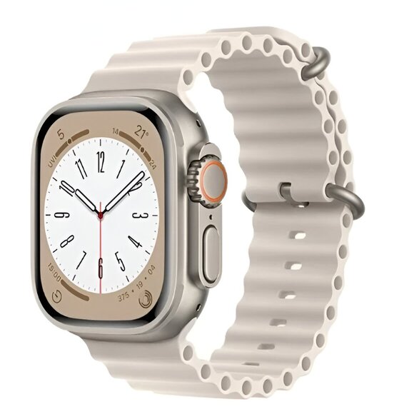 Apple Watch Band Silicone Waterproof Sport Ocean Strap for Apple Watch - Star - Picture 6 of 8